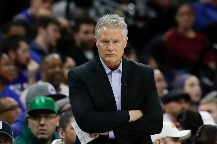 Sixers coach Brett Brown has to get his team to come together at the NBA restart.
