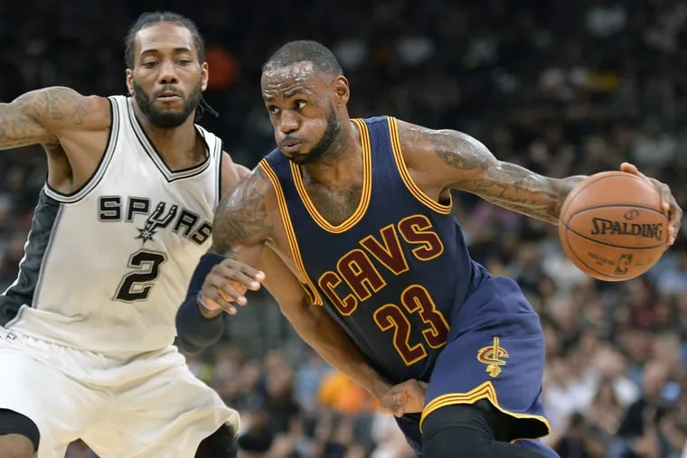 The Sixers have to promise more than the usual to players like LeBron James (right) and Kawhi Leonard in order to land either of them.