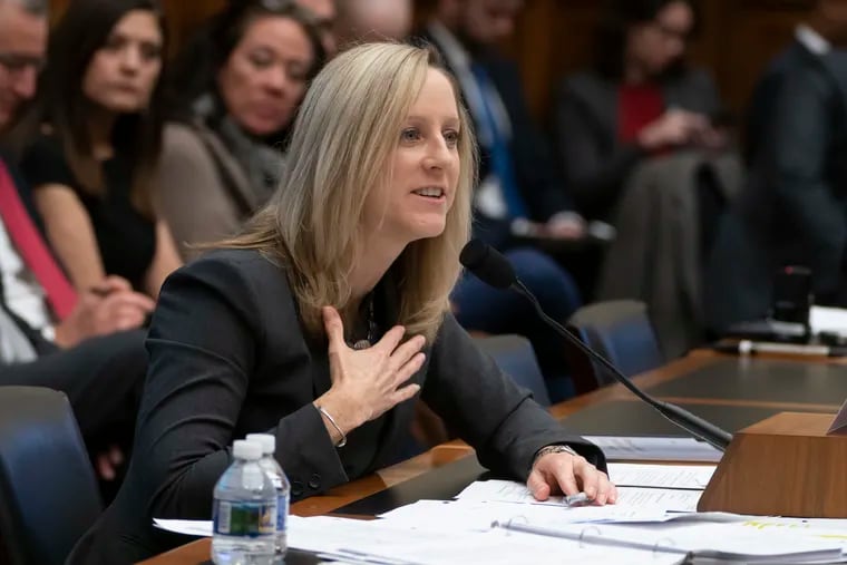 Under Kathy Kraninger, a Trump appointee, shown here taking questions from the House Financial Services Committee on Capitol Hill, the the Consumer Financial Protection Bureau has loosened restrictions on debt collectors.