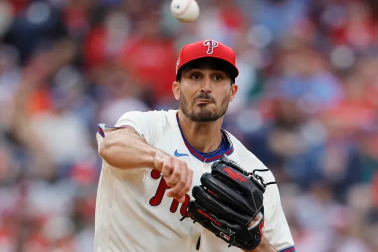 The return of Phillies pitcher Zach Eflin will have to wait after he was scratched from his start on Thursday.