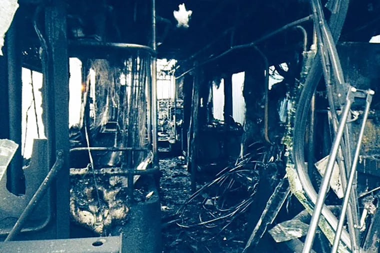 An investigation is underway to determine how a SEPTA passenger bus burst into flames early Friday in South Philadelphia.