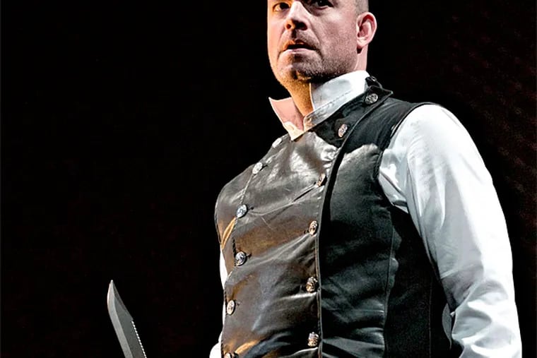 Ian Bedford is Macbeth in the Pennsylvania Shakespeare Festival production. (Lee A. Butz)