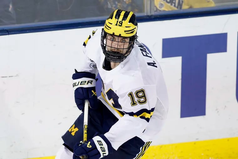 Adam Fantilli, who is projected to be the No. 2 overall pick in June's NHL draft, just put together one of the best freshman seasons in NCAA history.