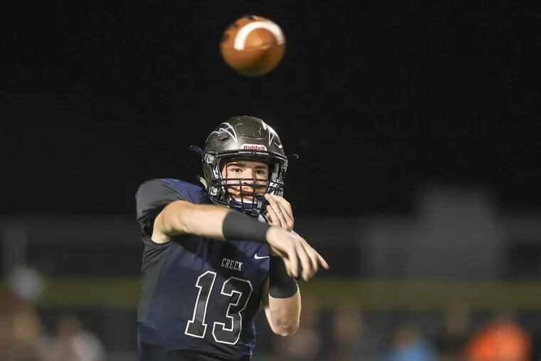 Timber Creek senior quarterback Devin Leary leads South Jersey with 17 touchdown passes.