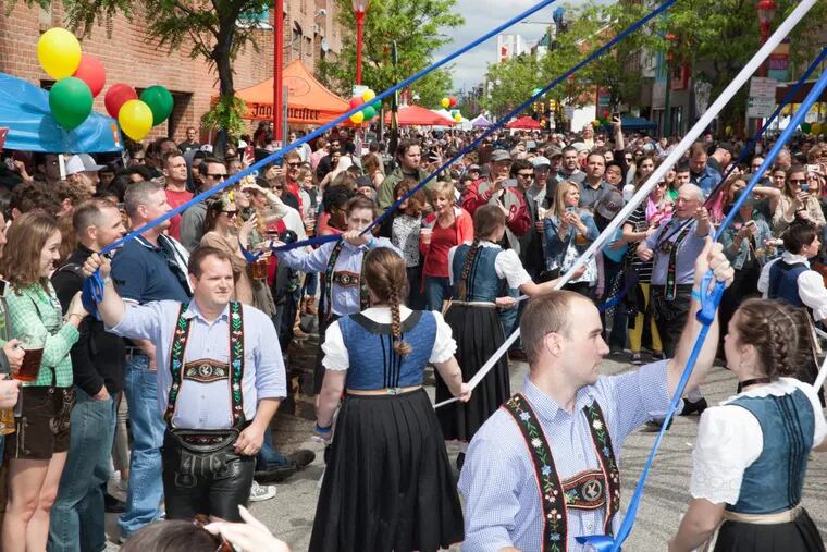 Brauhaus Schmitz hosts Maifest, as part of the annual South Street Spring Festival, taking place Saturday, May 5.