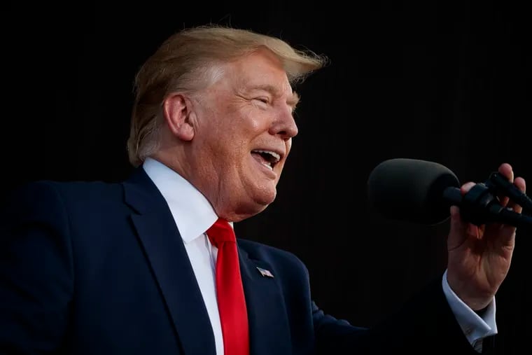 In this May 8, 2019, photo, President Donald Trump speaks at a rally in Panama City Beach, Fla. Trump’s combative approach to trade has been one of the main constants among his often-shifting political views. He’s showing no signs of backing off now even as the stakes intensify with the threat of a full-blown trade war between the world’s two biggest economies. (AP Photo/Evan Vucci)