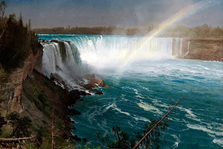 The 19th century paintings acquired include Albert Bierstadt's Niagara.
(Courtesy of Pennsylvania Academy of the Fine Arts)