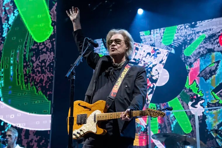 Daryl Hall performs at the All In Music & Arts Festival in Indiana in 2022. The Philadelphia singer's tour with Elvis Costello is coming to the Mann Center on July 10.