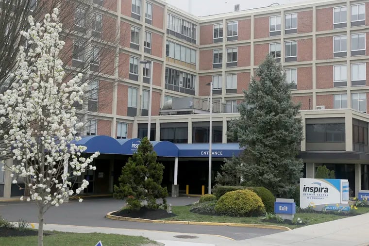 Inspira Medical Center Woodbury on March 22, 2020. The hospital campus is undergoing renovations, and the health system is exploring possibilities for nonmedical uses for the property.