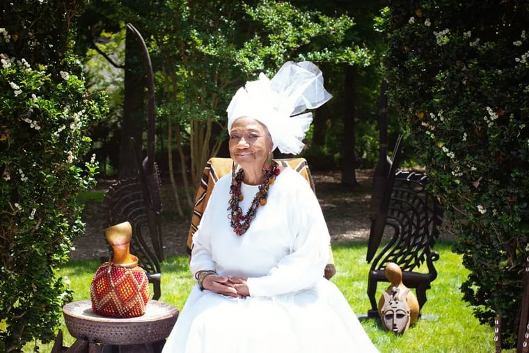 Kariamu Welsh in 2021, photographed by her son MK Asante.