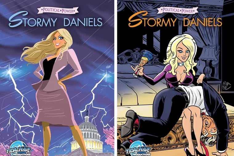 Stormy Daniels gets the comic book treatment