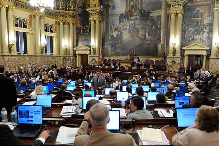 File photo: Pa. House working on the state budget in July 2012. (AP)