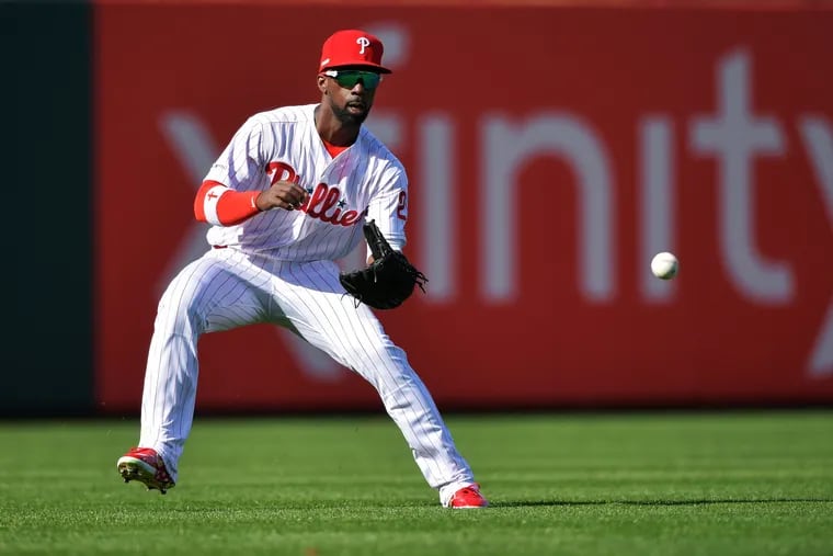 Andrew McCutchen has filled in as the Phillies' center fielder for the last five games because of injuries to both Odubel Herrera and Roman Quinn.
