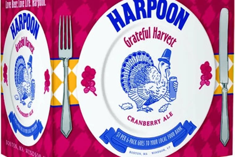 Harpoon Brewing's Grateful Harvest, a cranberry-flavored ale that it brews for Thanksgiving, is made with fruit donated by the A.D. Makepeace cranberry farm in Massachusetts.