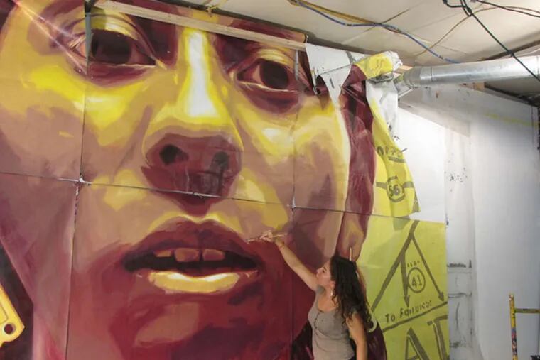 The creation of a 30-by-60-foot mural with contributions from Mexican teens in South Phila. and Mexico is at the heart of the documentary "Aqui y Alla Crossing Borders."