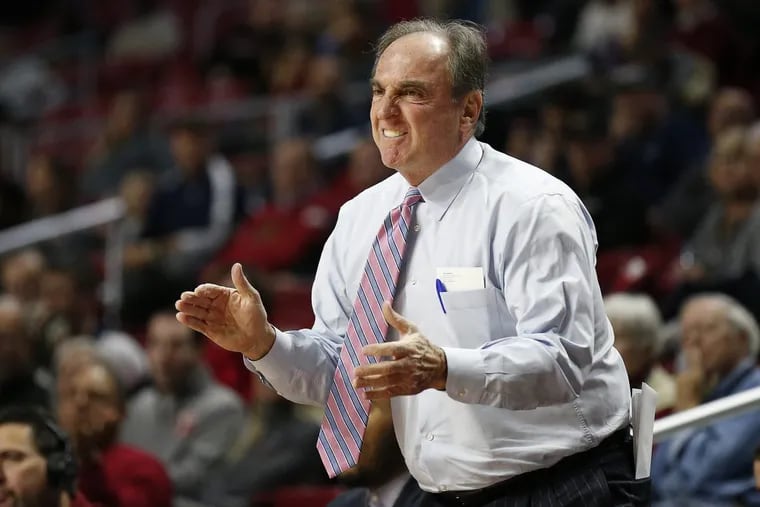 Coach Fran Dunphy’s Owls will play South Carolina in Madison Square Garden in November.