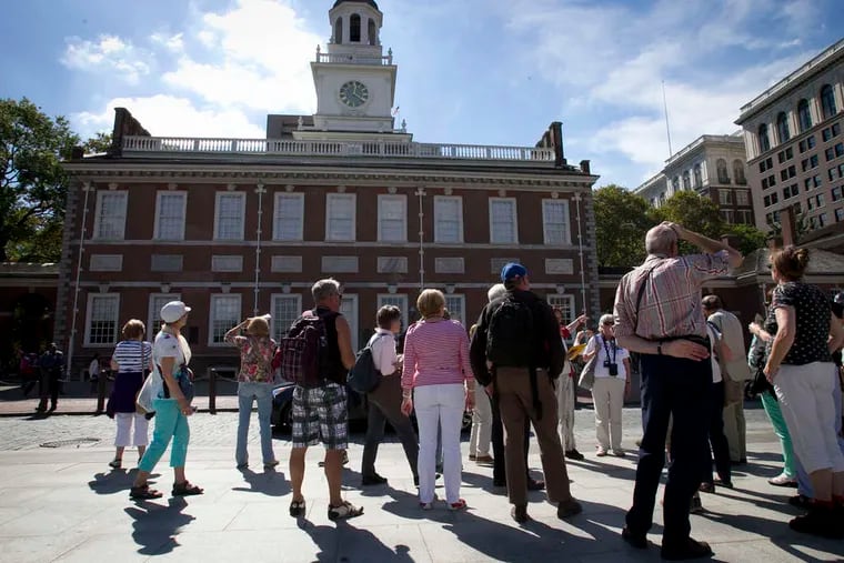 Independence Hall, a World Heritage site, was on the Heritage Cities tour list.