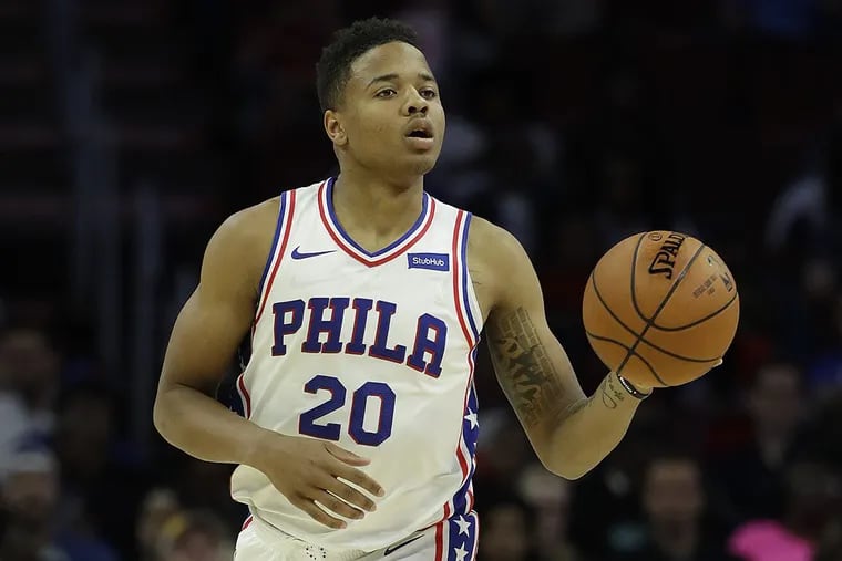 Philadelphia 76ers’ Markelle Fultz in action during a preseason NBA basketball game against the Memphis Grizzlies, Wednesday, Oct. 4, 2017, in Philadelphia.