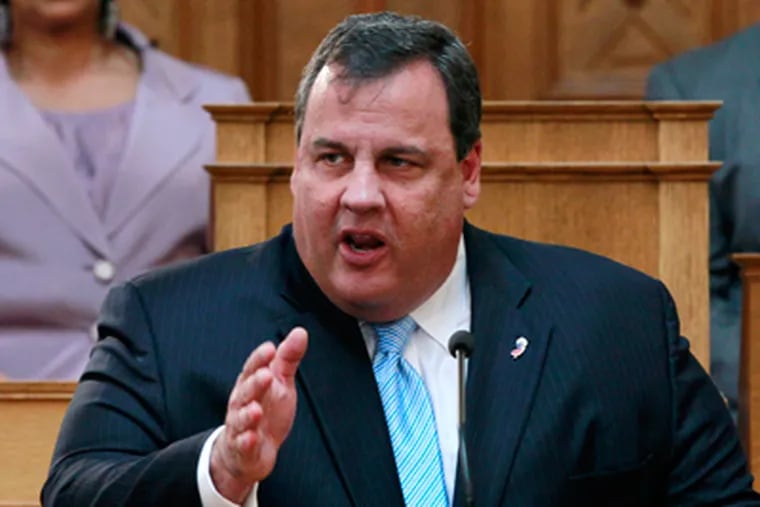 "You can't be seen as blatantly tooting your own horn" in a convention speech, a pollster said. Gov. Christie's experience in New Jersey should be secondary, he said. MEL EVANS / AP