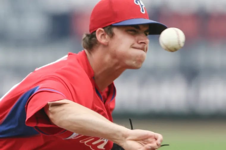 Aaron Nola was impressive in his big-league debut for the Phillies.