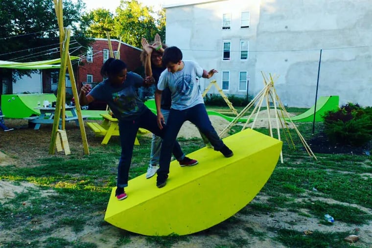 In Camden, a Pop-Up Skate Park + Playspace, which its young users helped design and build.