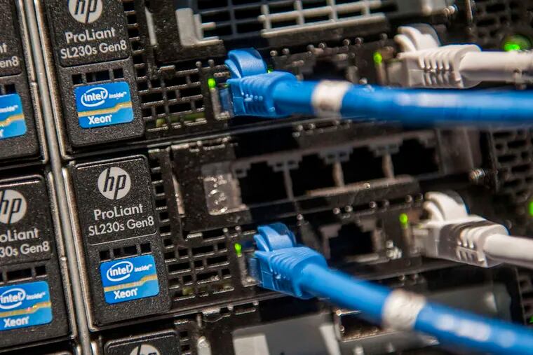 Technology services such as data storage, servers and software will be the focus of one of HP's units.