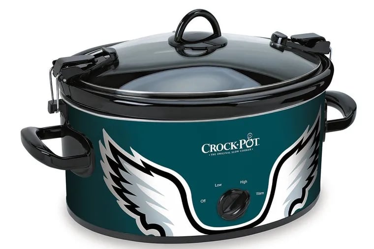 An NFL-themed Crock-Pot for Eagles Nation.
