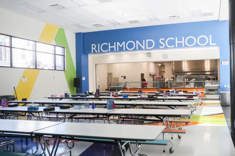 Richmond Elementary School, on Belgrade Street in Philadelphia's Port Richmond neighborhood.