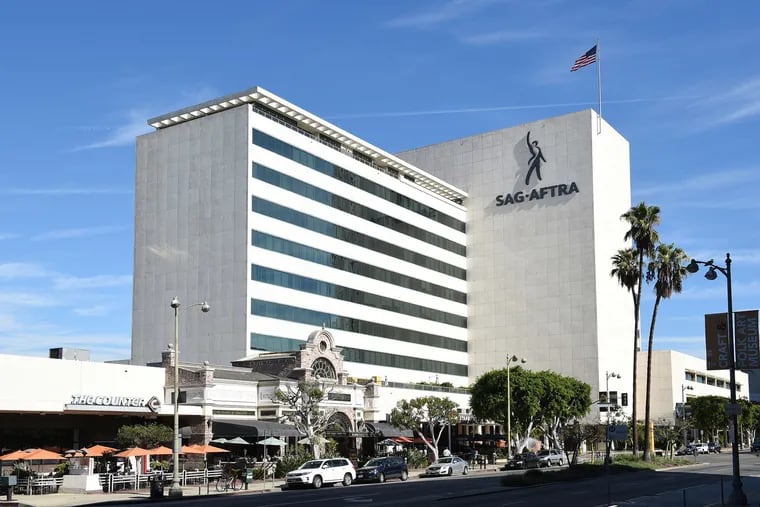 The SAG-AFTRA building in Los Angeles, Calif. A board member of Philadelphia's SAG-AFTRA local stepped down after posting an anti-Asian meme.