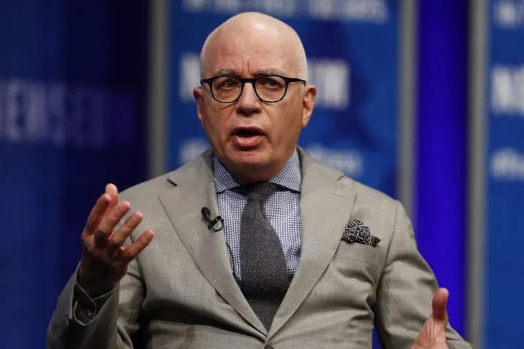 FILE – In this April 12, 2017, file photo, Michael Wolff of The Hollywood Reporter speaks at the Newseum in Washington. Wolff used to worry about the spotlight moving on. No longer. The author of an explosive book on President Donald Trumpâ€™s administration is the target of a cease and desist letter from Trumpâ€™s lawyers. And heâ€™s the focus of a campaign by the presidentâ€™s allies to cast doubt on the bookâ€™s claim that Trump is a reluctant and troubled president. (AP Photo/Carolyn Kaster, File)