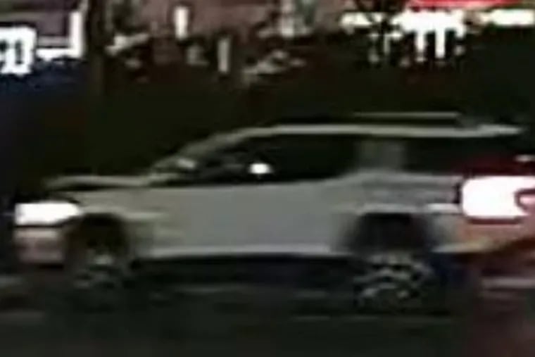 Police in Cheltenham Township say this GMC Acadia fled the scene of a fatal hit-and-run on Sunday.