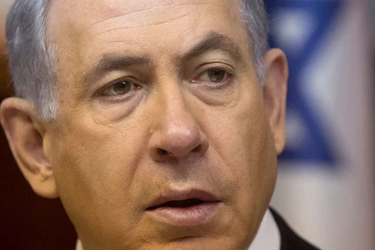 Benjamin Netanyahu is to speak Tuesday. SEBASTIAN SCHEINER / Associated Press, file