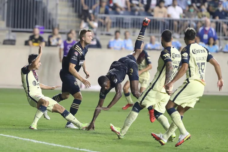 Cory Burke and the Union fell to ninth place in MLS' Eastern Conference while they were busy with the Champions League semifinals.