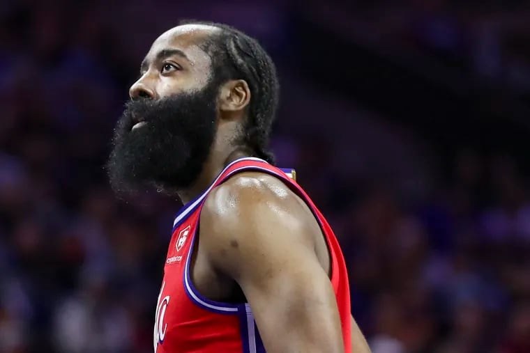 The Sixers are 14-7 in the games James Harden has played since the trade, a 54-win pace.