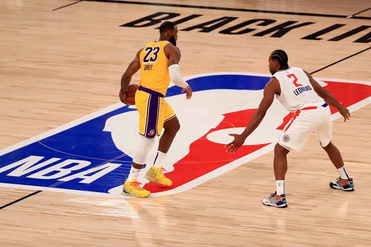 LeBron James struggled offensively, but his fourth quarter defense led the Lakers to victory.