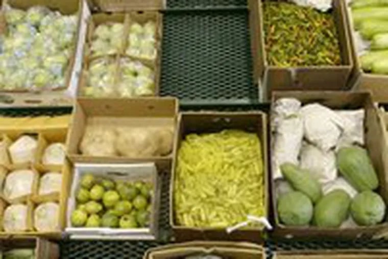 Exotic fruits and vegetables that are available at John Vena Inc.