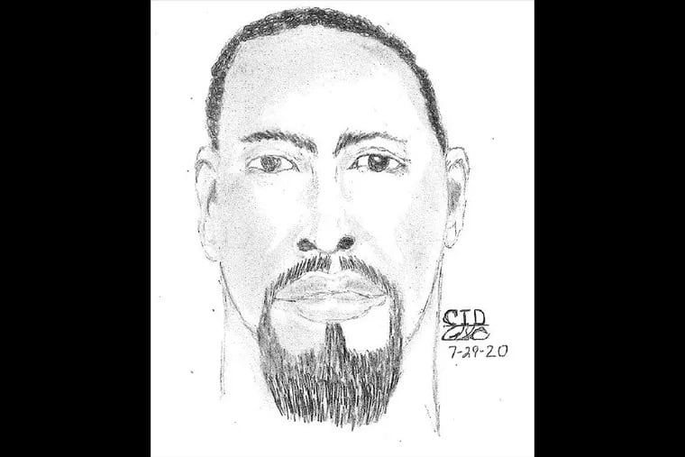 This is a composite drawing of the suspect Chester police are looking for in connection to a July slaying.