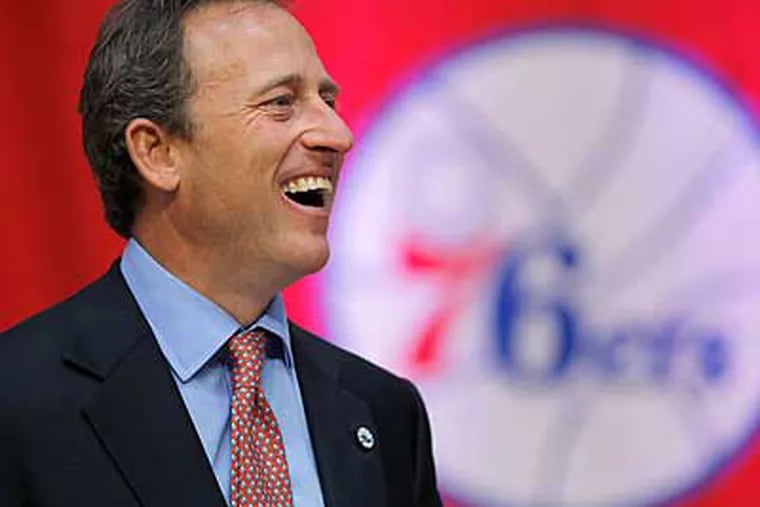 "To join the participants ... as a representative of the Sixers is something that I'm proud to do," Joshua Harris said. (Matt Rourke/AP)
