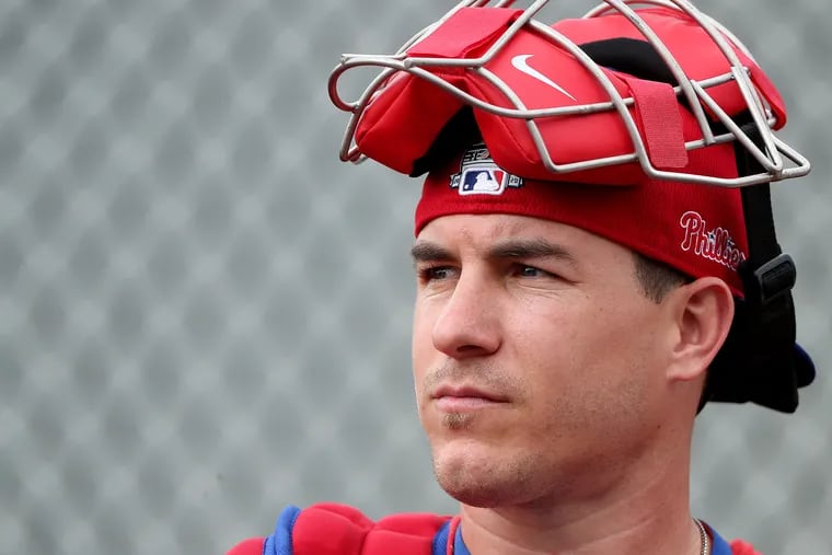 "Sign J.T." has become a popular refrain among fans, as the Phillies face a decision about how far to go to re-sign catcher J.T. Realmuto.