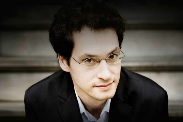 Pianist Shai Wosner plays at the American Philosophical Society, 427 Chestnut St., at 8 p.m. Friday.