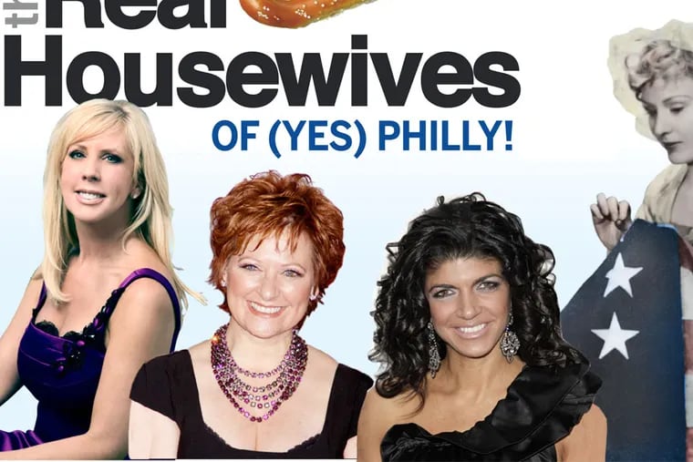 Would our own Betsy Ross fit in with the 'Real Housewives,' from left Vicki Gunvalson, Caroline Manzo and Teresa Giudice?