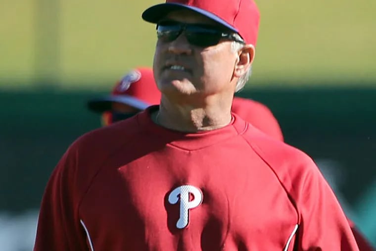 Phillies manager Ryne Sandberg. (Yong Kim/Staff Photographer)