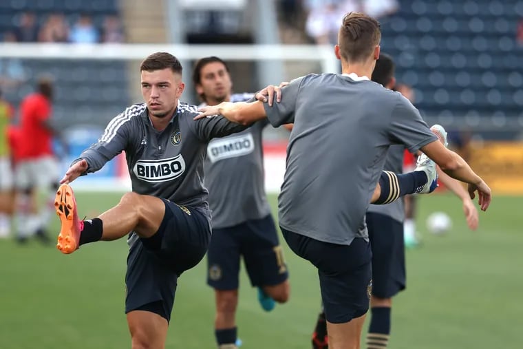 Union left back Kai Wagner (left) is an MLS All-Star for the first time.