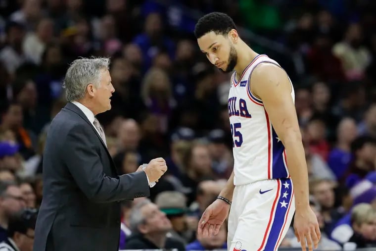 Sixers coach Brett Brown could never convince Ben Simmons to shoot from the outside.
