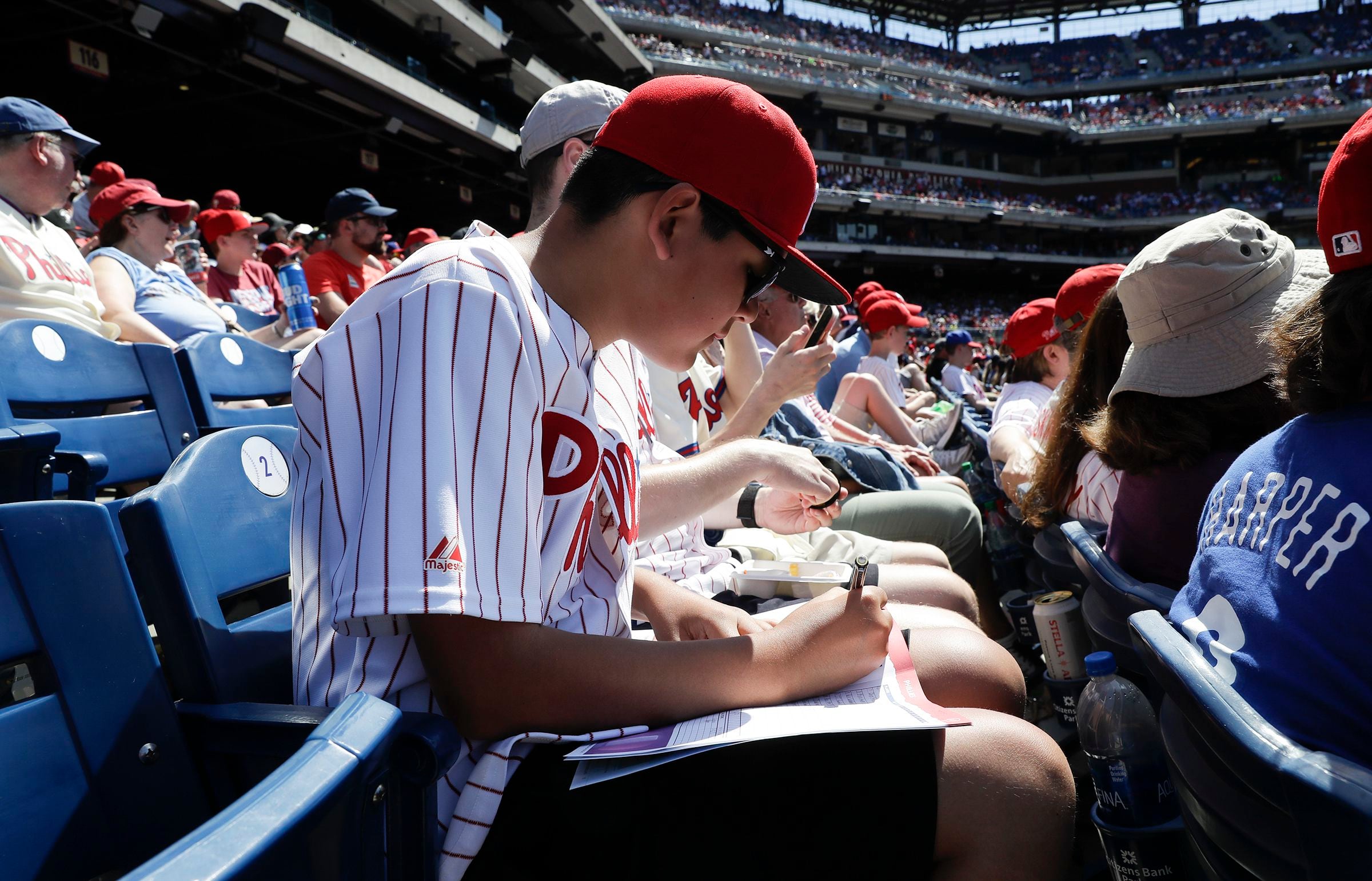Keeping score at the ballpark 'a lost art' but still part of the baseball  experience for many