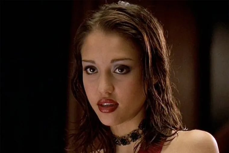 Jessica Alba as Max in the 2000 cyberpunk series "Dark Angel," created by James Cameron and Charles H. Eglee. The richly atmospheric show lasted 42 episodes on Fox, but it should have gone on forever.