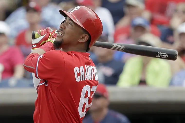 Phillies prospect J.P. Crawford has hit .288 with 11 home runs and a .390 on-base percentage since July 1.