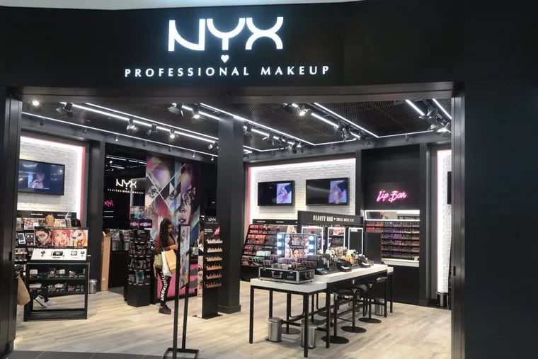 NYX Professional Makeup made its store debut at King of Prussia Mall on Sept. 29.