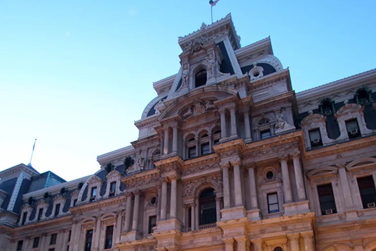 City Hall in Philadelphia. ( Yong Kim / Staff Photographer )