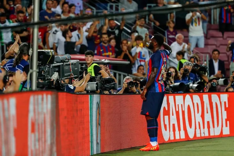 Univision's broadcasts of Spanish giant Barcelona's teams in the UEFA men's Champions League often draw big audiences, thanks to the team's big Spanish-speaking fan base in the United States.